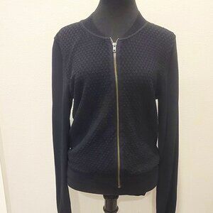CAbi Zip Up Cardigan Size Medium